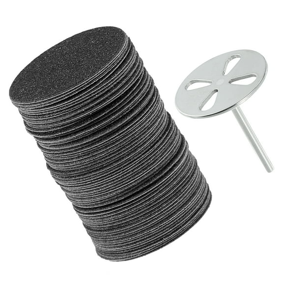 Vocoste Sandpaper Disk Replacement Pad Foot File Callus Remover Tool Fine 150 Grit 25mm 100 Pcs