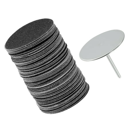 Vocoste Sandpaper Disk Replacement Pad Foot File Callus Remover Tool Medium 150 Grit 35mm 100 Pcs