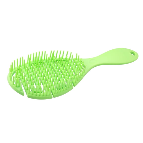 Vocoste Shower Detangler Need to Vent Detangling Grid Hair Brush Rubber Green 8.46"x2.76"