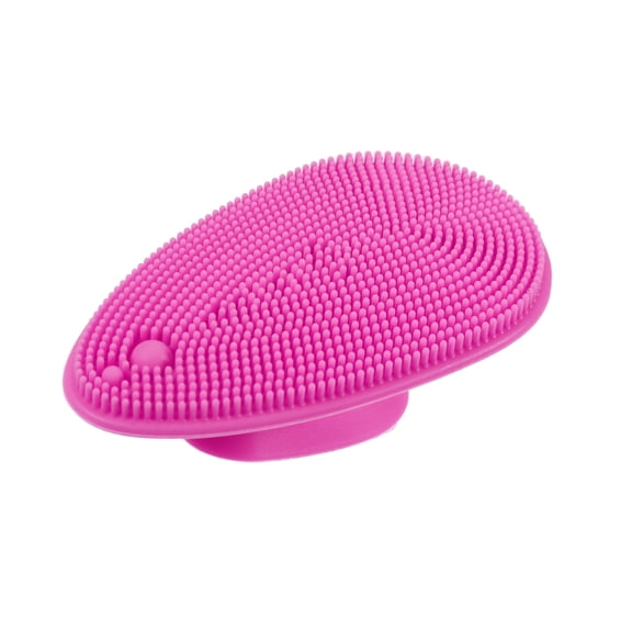 Vocoste Silicone Face Scrubber Exfoliator Cleansing Brush Rose Red 3.15"x1.85"x1.14"