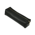 thumbnail image 1 of Vocoste Small Makeup Brush Bag Travel Brush Holder Rectangular Zipper Pencil Pouch for Women PU Leather Black, 1 of 7