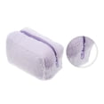 thumbnail image 1 of Vocoste Small Plush Makeup Bag Soft Beauty Cosmetic Bag Cute Travel Zipper Toiletry Bag  for Women Purple, 1 of 6