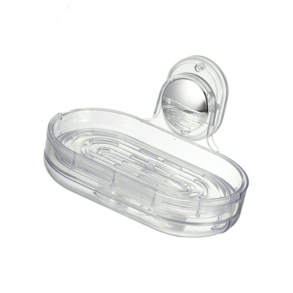 Vocoste Soap Dish Wall Mounted for Bathroom Kitchen Clear