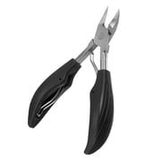 Vocoste Toe Nail Clippers for Thick Ingrown Toenails for Men Seniors Curved Blade Ingrown Toenail Trimmer Black
