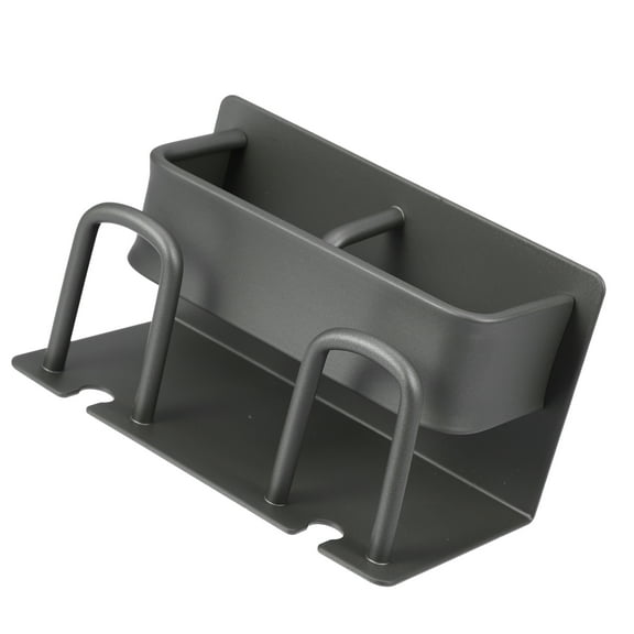 Vocoste Toothbrush Holder Wall Mounted Set for Bathroom Gray 5.51''x2.87''x3.03'' with Toothpaste Squeezer