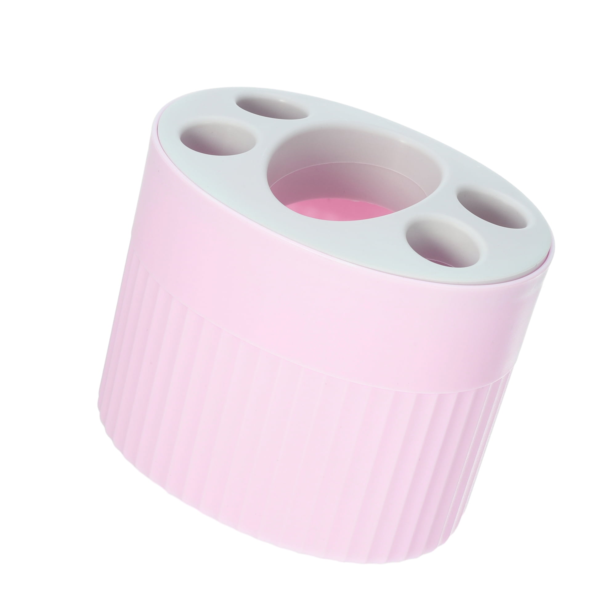 Vocoste Toothbrush Holders Bathroom Toothbrush Storage Organizers Pink 4.69"x3.62"x3.73"