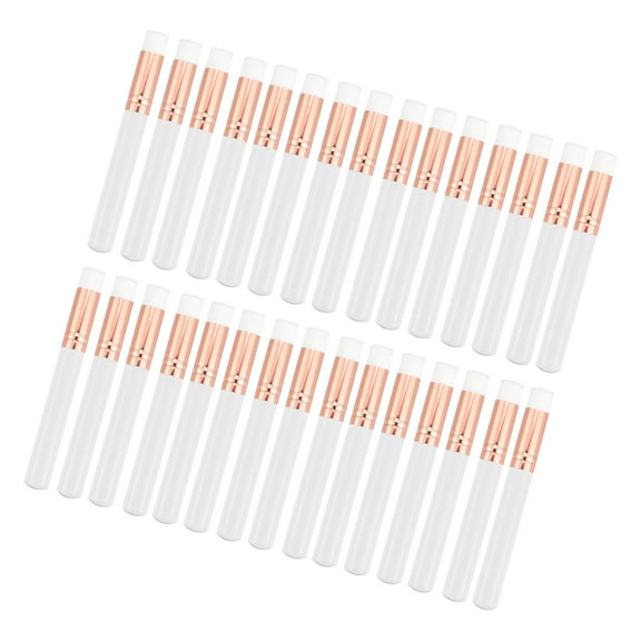 Vocoste Travel Blending Makeup Brush Set Foundation Contour Concealer Blusher Brush 10.3x1.4cm White 30 Pcs