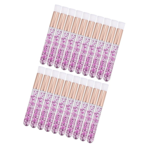 Vocoste Travel Blending Makeup Brush Set Foundation Contour Concealer Blusher Brush 10x1cm Pink 20 Pcs
