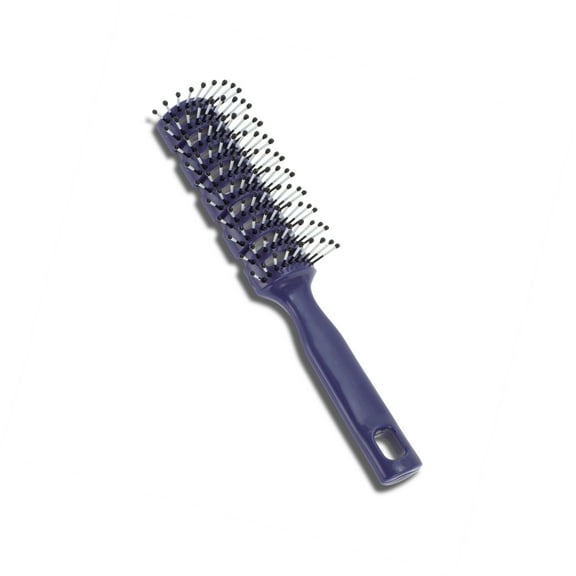 Vocoste Vented Hair Brush Styling Brush with Ball-Tipped for Blow Drying Wet Short Curly or Straight Hair Deep Blue