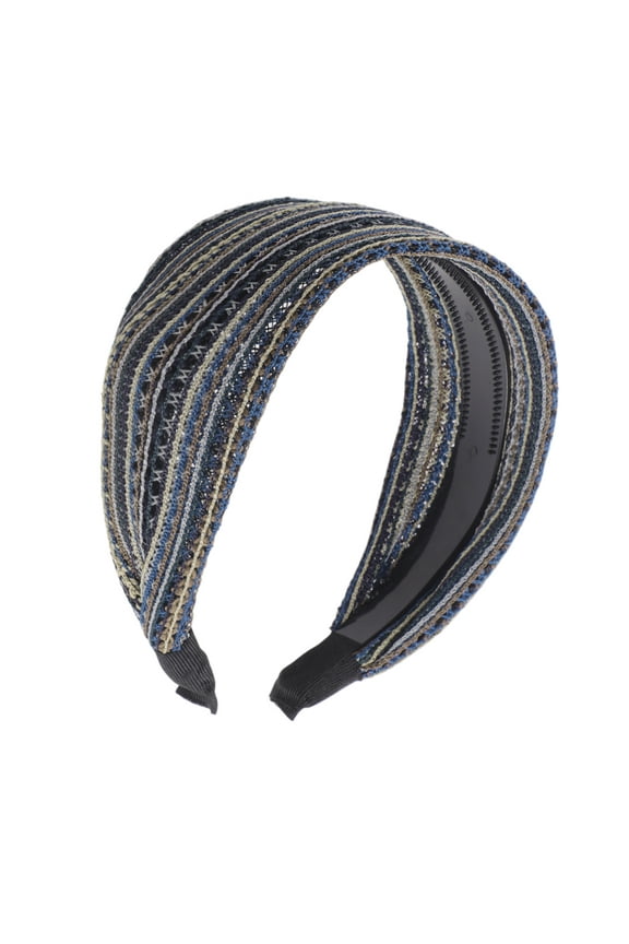 Wide Headbands for Women Extra Wide Bohemia Headband Large Head Bands Dark Green