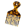 thumbnail image 1 of Vocoste Wide Tooth Comb Hair Styling Tool for Men Women Plastic Brown 4.8 Inch, 1 of 7