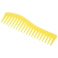 thumbnail image 1 of Vocoste Wide Tooth Hair Comb All Purpose Detangling Plastic Yellow 7.09"x1.97", 1 of 6