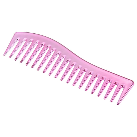Vocoste Wide Tooth Hair Comb All Purpose Detangling Styling Comb Plastic Pink