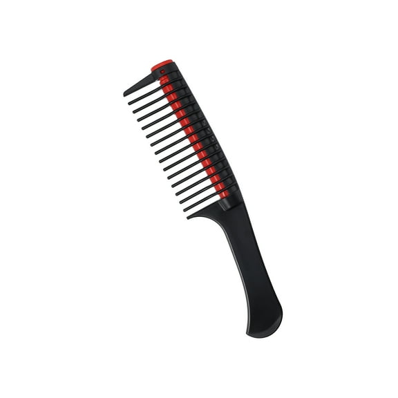 Vocoste Wide Tooth Hair Comb Roller Comb Detachable Hair Dye Tool Styling Comb Black Red