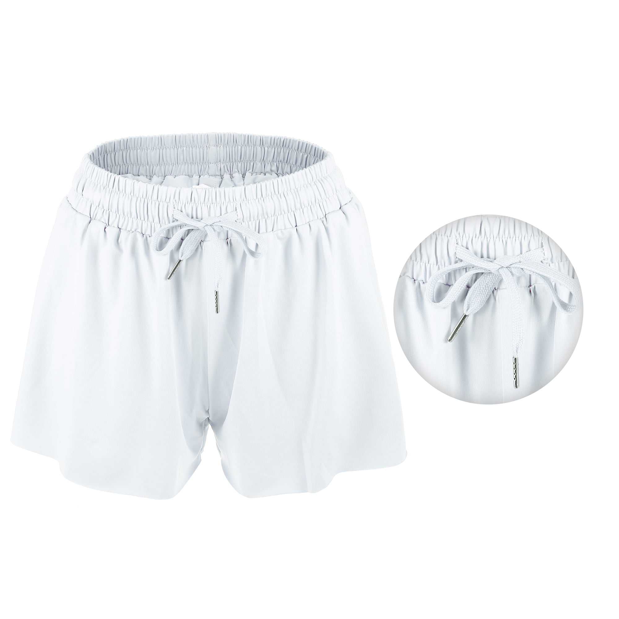 Vocoste Women Flowy Running Shorts Casual High Waisted