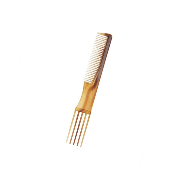 Vocoste Women Portable Two-Color Flat Comb Amber Plastic