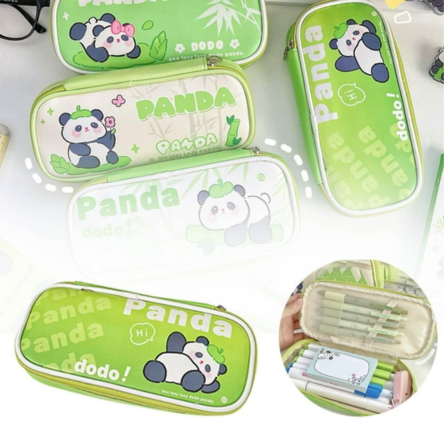 Vocy Japanese and Sanrio Stationery Supplies Cute Panda Pencil Case