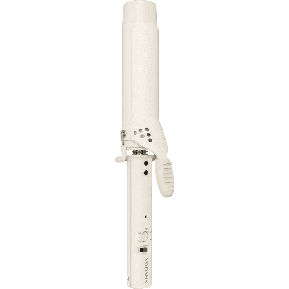 Vodana Glamwave Curling Iron, Premium Ceramic Coating, Long-Lasting Curls, Instant Heat, 1.6 Inch, Ivory