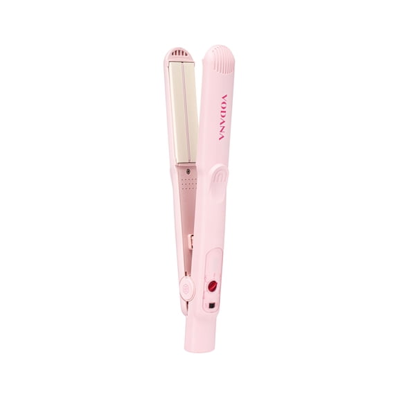 Vodana Softbar Flat Iron, Silky Smooth Finish & Frizz Control for All Hair Types, 1 Inch, Pink Vanilla