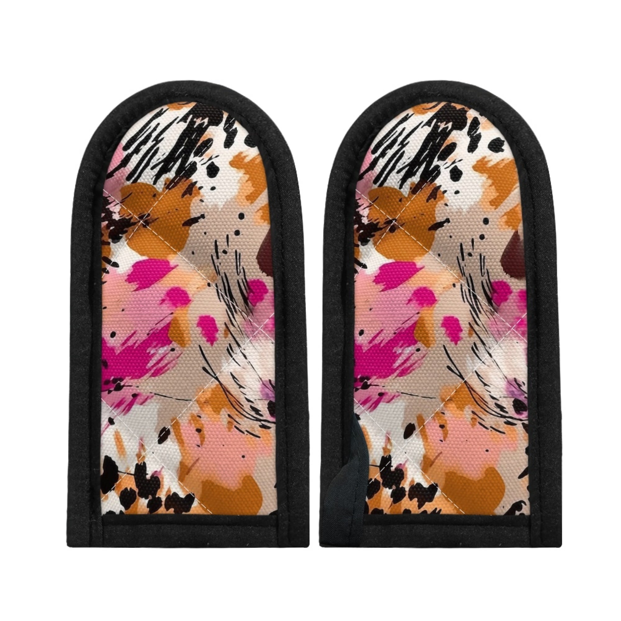 Vodetik Store 2pcs Hot Handle Holders, Cheetah Cotton Heat Resistant