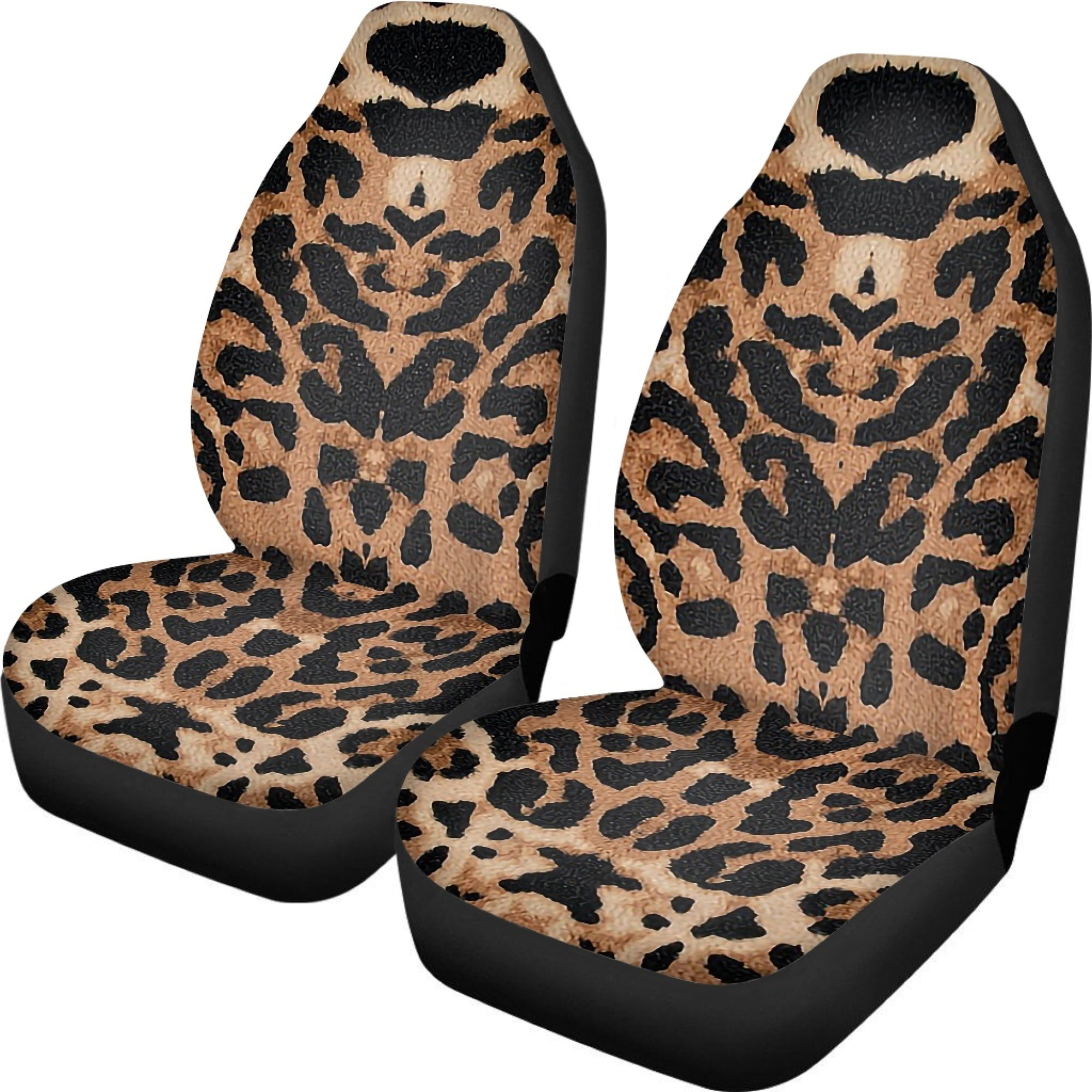 Vodetik Store Cheetah Print Car Seat Covers Front Seats Only, Universal