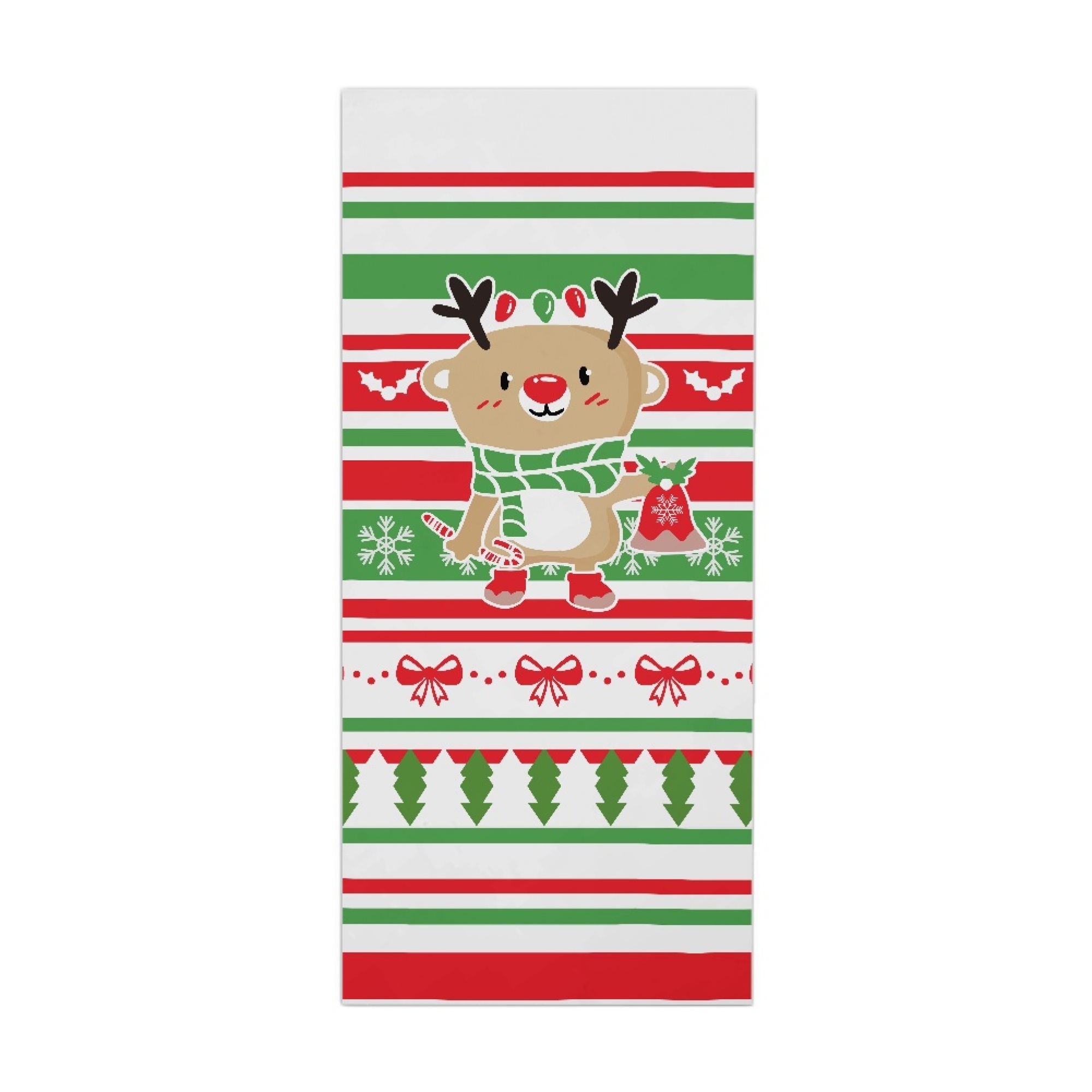 Vodetik Store Christmas Door Cover for Indoor and Outdoor Washable