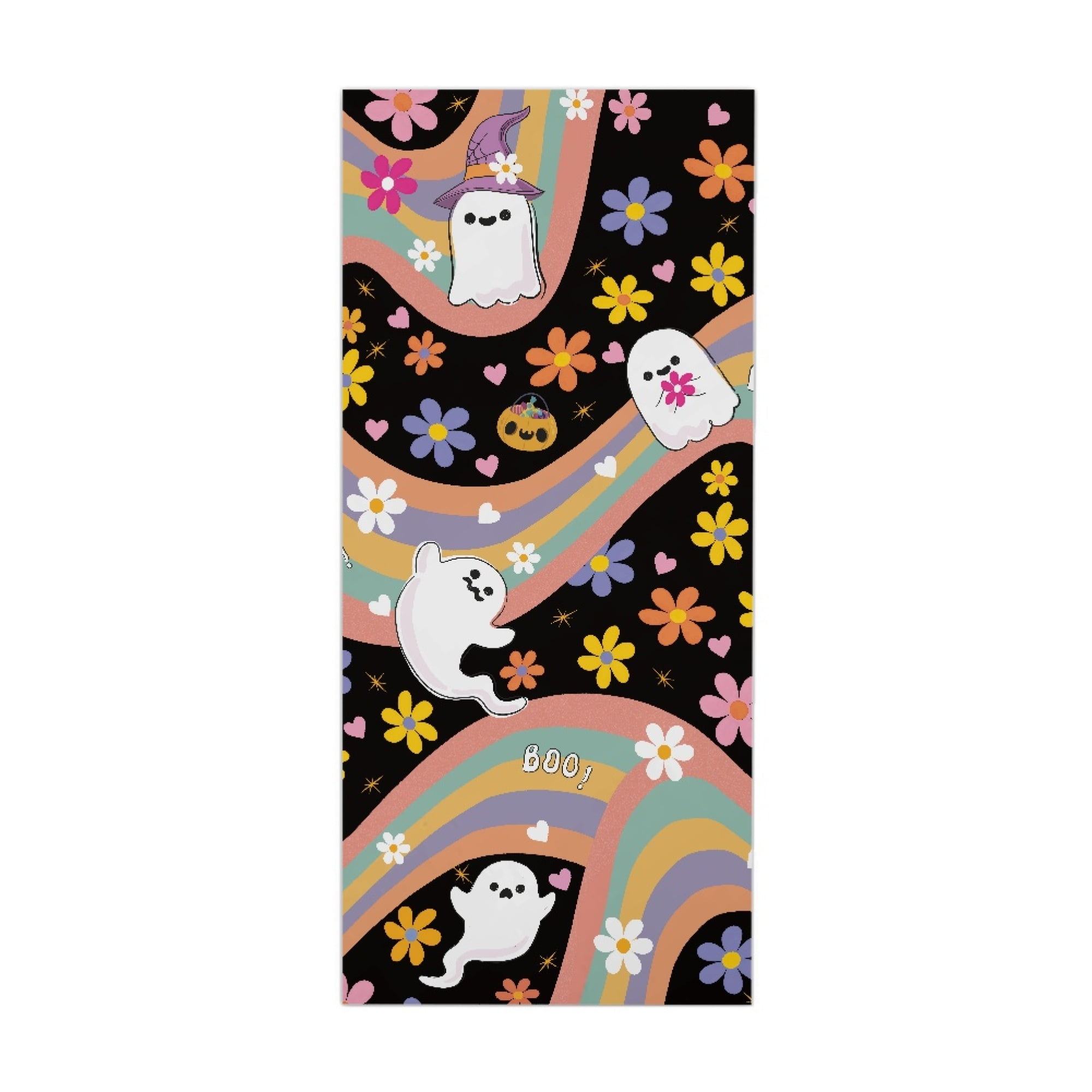 Vodetik Store Halloween Door Cover for Front Door Washable Fabric Halloween Decoration Door