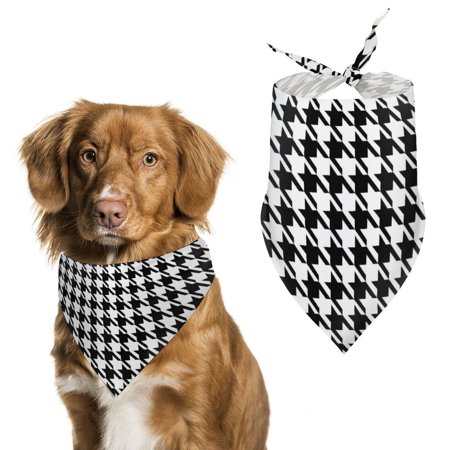 Vodetik Store Plaid Dog Bandanas Collar Adjustable Pet Scarf Cat Bandanas, 2 Pack