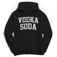 thumbnail image 1 of Vodka Soda Graphic Black Men's Cotton Pullover Hoodie, 1 of 1