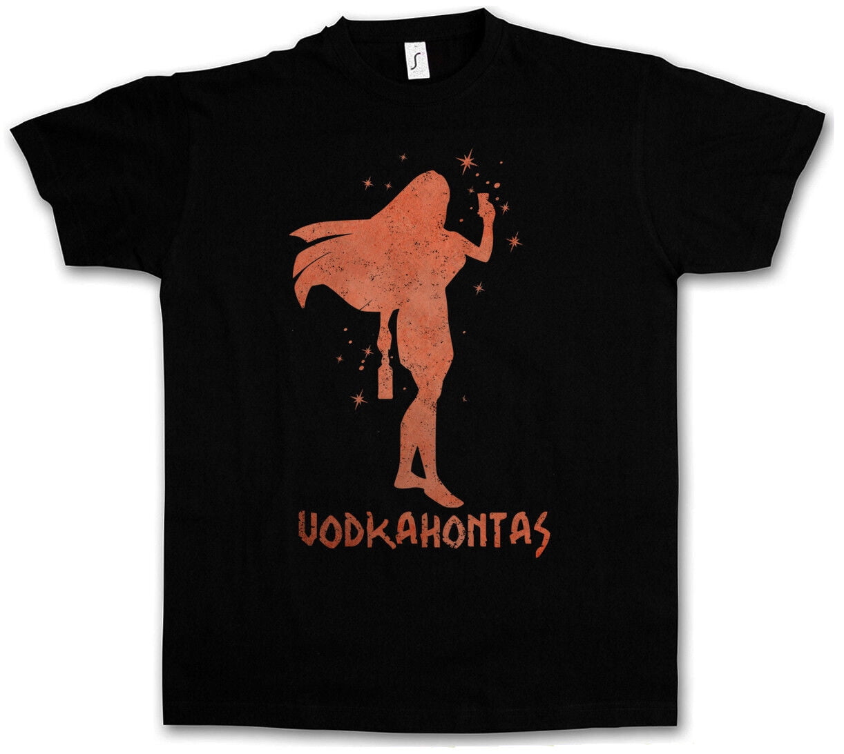 Vodkahontas TShirt Fun Alcohol Drunk wasted intoxicated Party drunken