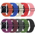 thumbnail image 1 of Vodtian 10 pack Elastic Watch Band Compatible with Apple Watch 38mm 40mm 41mm 42mm 44mm 45mm 46mm 49mm for Women Men, Soft Sport Wristbands for iWatch Series 11/10/9/8/7/SE 3/SE 2/Ultra 3/Ultra 2, 1 of 7