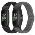 thumbnail image 1 of Vodtian 2 pack Braided Bands for Inspire 3/Inspire 2/Inspire Band, Elastic Adjustable Nylon Replacement Wristband for Women Men, 1 of 6