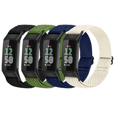 Breathable Fitbit Charge Strap Woven Nylon Elastic Band For Fitbit Charge 5 / 6 - Sports Replacement Strap Fitbit Band Charge 5