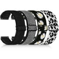 thumbnail image 1 of Vodtian 4 pack 20mm Elastic Nylon Bands Compatible with Samsung Galaxy Watch7/6/5/4, Garmin Vivoactive 6/5/3, Garmin Venu, Quick Release Repalcement Bands for Amazfit Bip 3/Amazfit Active 2, 1 of 7