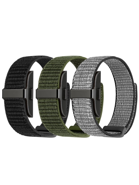 Nylon Sport Bands Compatible with Hume Band 1.0, Solo Loop Adjustable Strap for Women Men