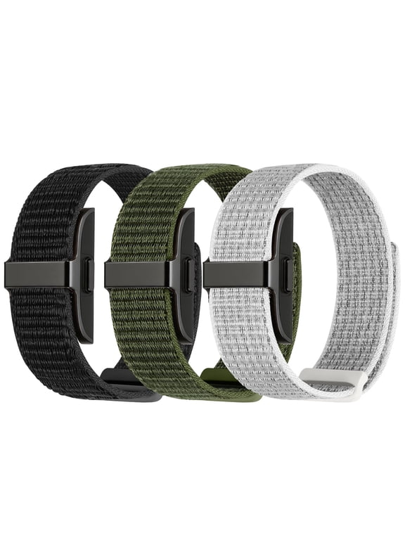 Nylon Sport Bands Compatible with Hume Band 1.0, Solo Loop Adjustable Strap for Women Men