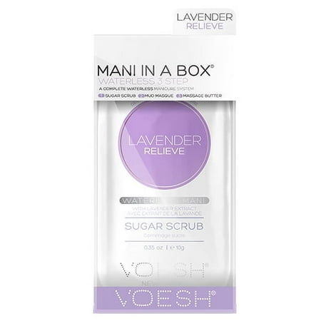 Voesh 3 Step Mani In a Box - Lavender Relieve