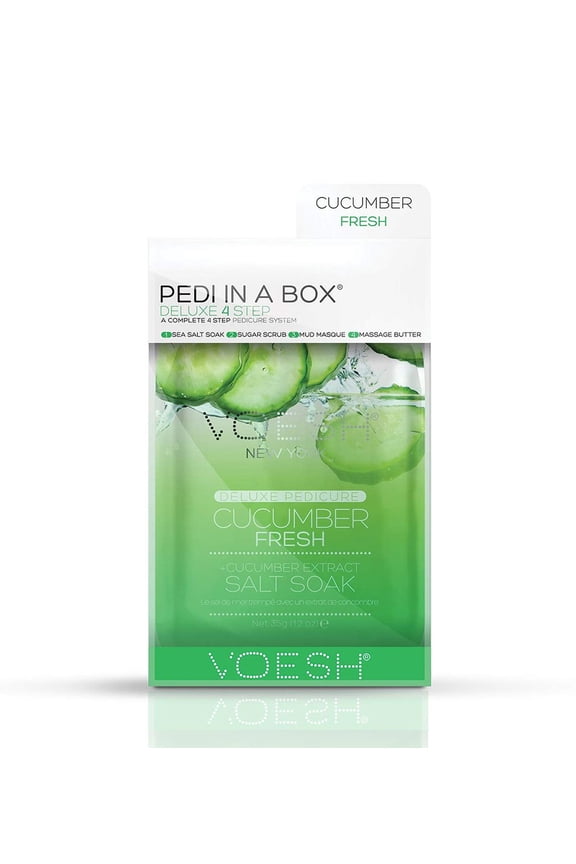 Deluxe Pedicure Pedi In A Box 4 In 1 Cucumber Fresh