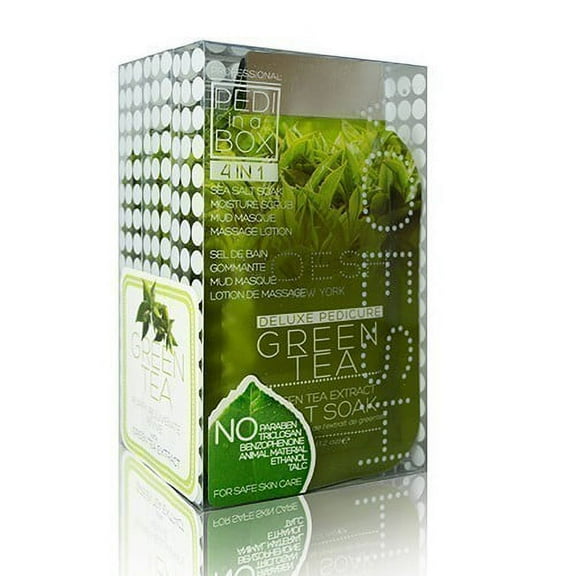 Voesh Pedi In A Box Kit: Green Tea Pedicure Treatment (3-Pack)