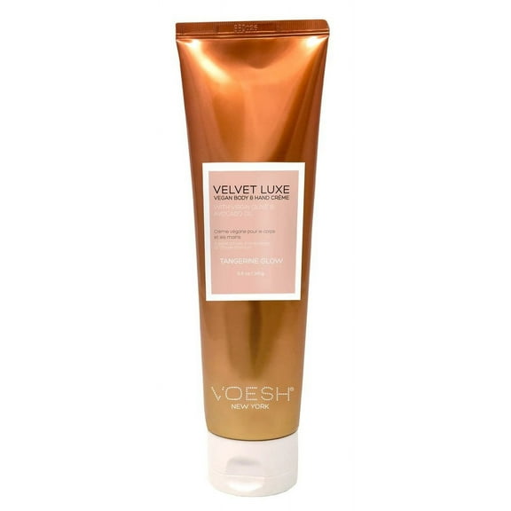 Voesh Velvet Luxe Vegan Body & Hand Cream Lotion Tangerine Glow 8.5 oz