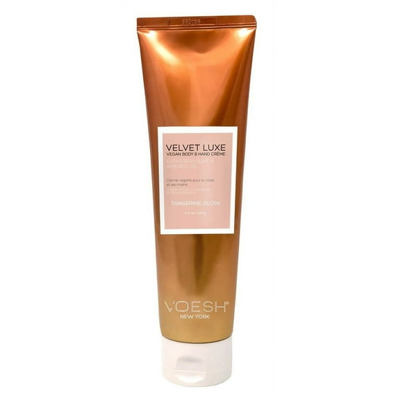 Voesh Velvet Luxe Vegan Body & Hand Cream Lotion Tangerine Glow 8.5 oz