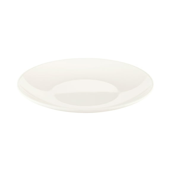 Voga Round White Melamine Large Plate - Classic, Rimless - 10" x 10" x 1" - 10 count box