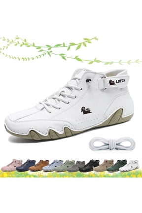 Vogany Shoes Women, Vogldeck - Waterproof and Breathable Orthopedic Shoes, Outdoor Beck Shoes Comfy Lightweight Non-Slip Orthopedic Sneakers Walking Hiking Ankle Boots(Khaki,US 6.5)