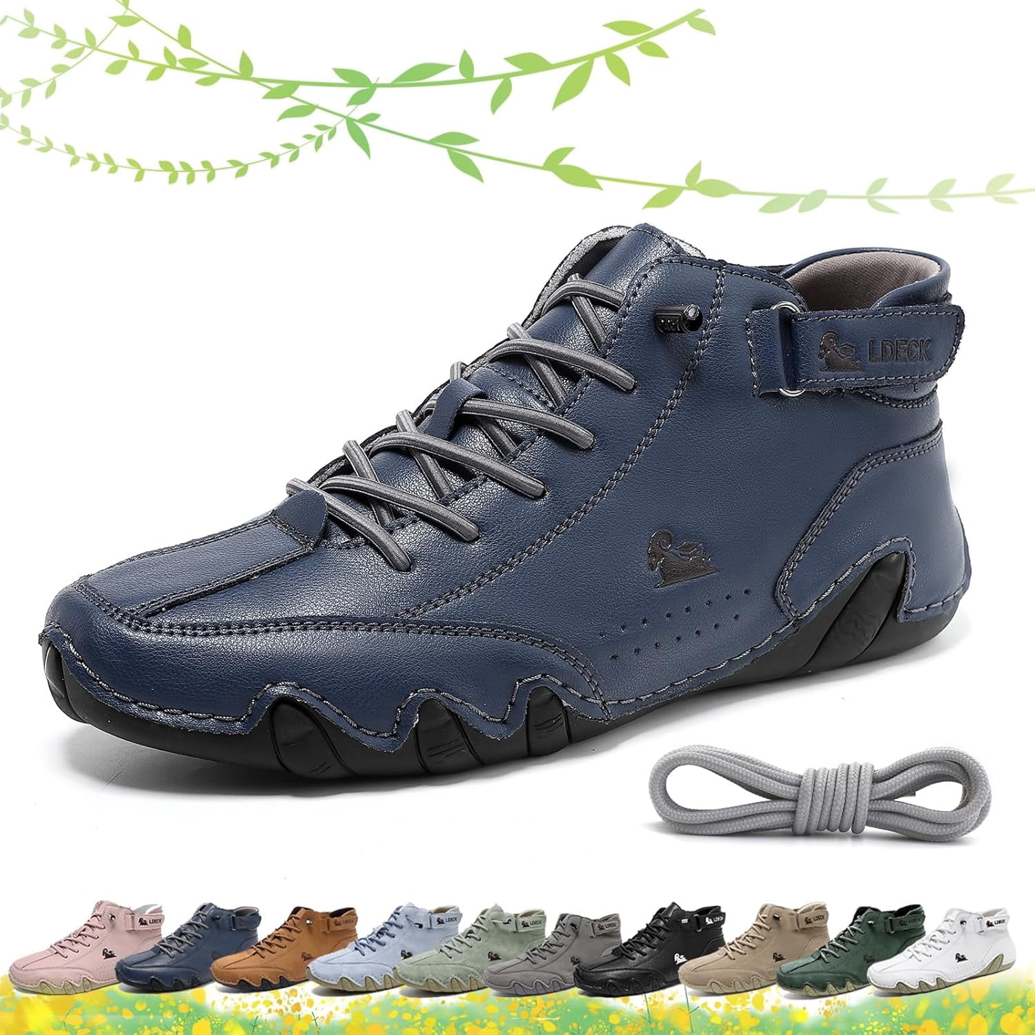 Vogany Shoes Women, Vogldeck - Waterproof and Breathable Orthopedic Shoes, Outdoor Beck Shoes Comfy Lightweight Non-Slip Orthopedic Sneakers Walking Hiking Ankle Boots(Khaki,US 6.5)