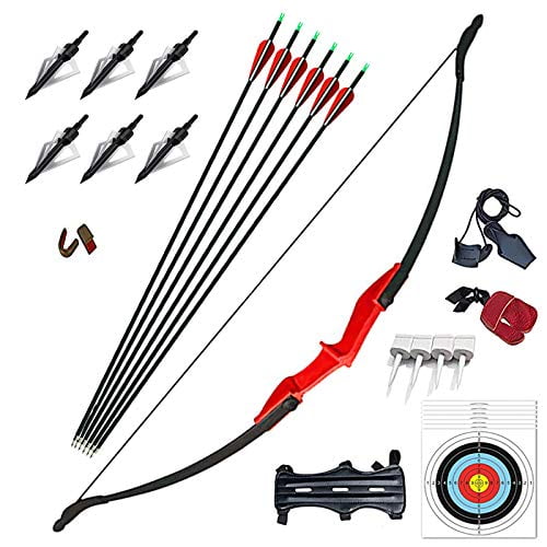 Vogbel Archery Takedown Recurve Bow and Arrow Set 30lb 40lb Left/Rght