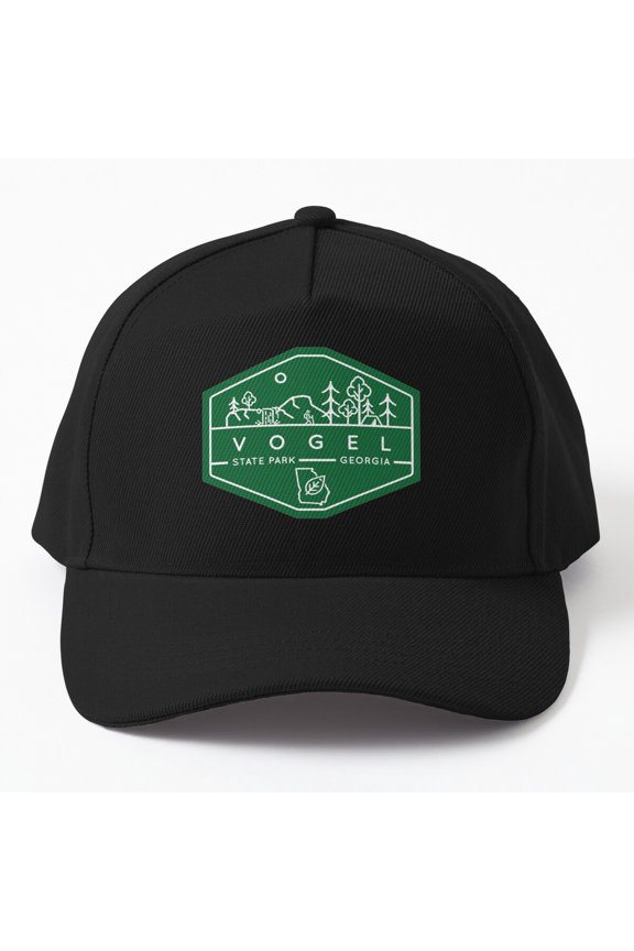 Vogel State Park Baseball Hat, Scenic Drawing Logo Graphic Design, Classic Cap