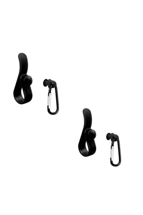2Pcs Insert Key Holder, Plastic Strap Buckle Key Holder & Detachable Mini Carabiner Keychain, Install Charm Clip On, Key Organizer for Outdoor Travel Swimming Bag Storage Gift