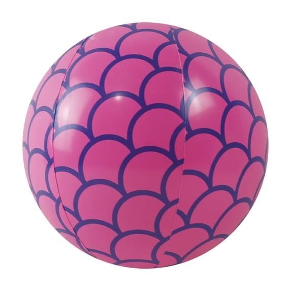 Voglyf Beach Balls, 25.6 Inch Inflatable Pool Balls, Giant Pool Float Ball, Summer Water Toy for Adults, Mermaid Themed Party Decor for Beach Pool Birthday Ocean Party Favor Supplies,Pink