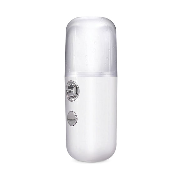Voglyf Nano Facial Mister Spray Bottle Handheld Humidifier Portable Face Mister for Eyelash Extensions USB Rechargeable 1 oz Mini Skin Care Machine for Daily Makeup(White)