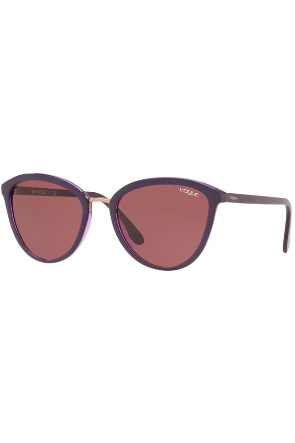 0VO5270S 240975 Women's Dark Violet Lens Oval Sunglasses